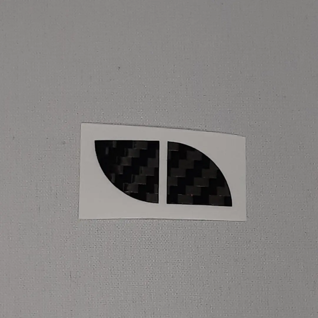 3M Carbon Look Sticker BMW Embleem