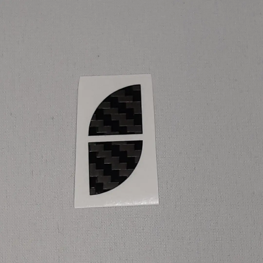 3M Carbon Look Sticker BMW Embleem