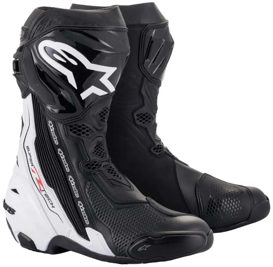 Alpinestars Supertech R Motorlaarzen 46 - Zwart/Wit