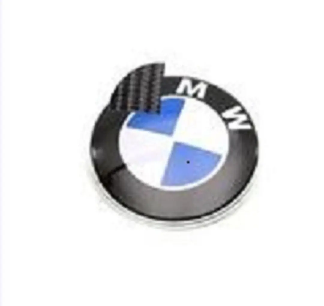 3M Carbon Look Sticker BMW Velgemblem 56mm