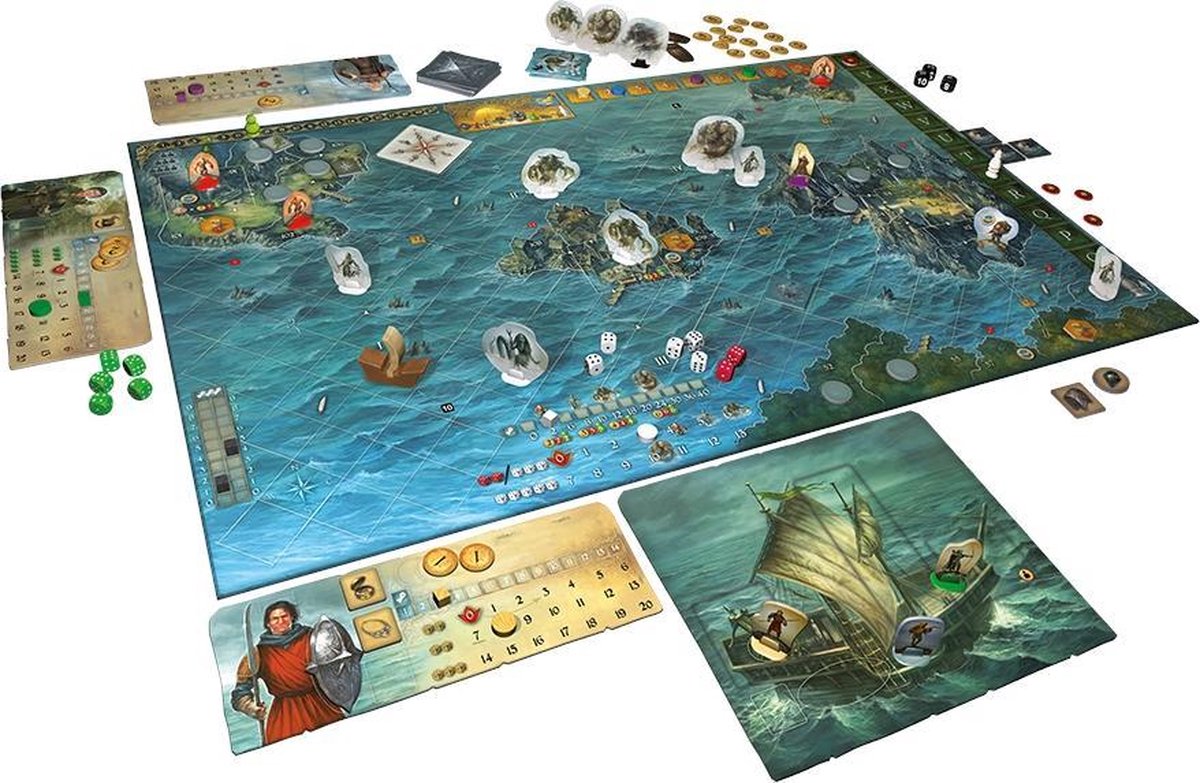 999 Games De Legenden van Andor: De Reis naar het Noorden Uitbreiding Bordspel - Coöperatief spel