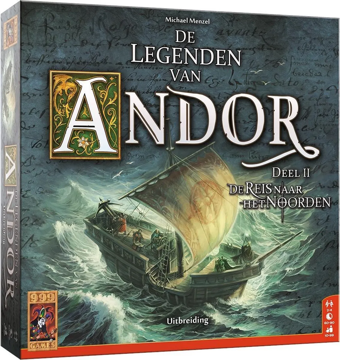 999 Games De Legenden van Andor Reis naar het Noorden Uitbreiding - 2-4 Spelers