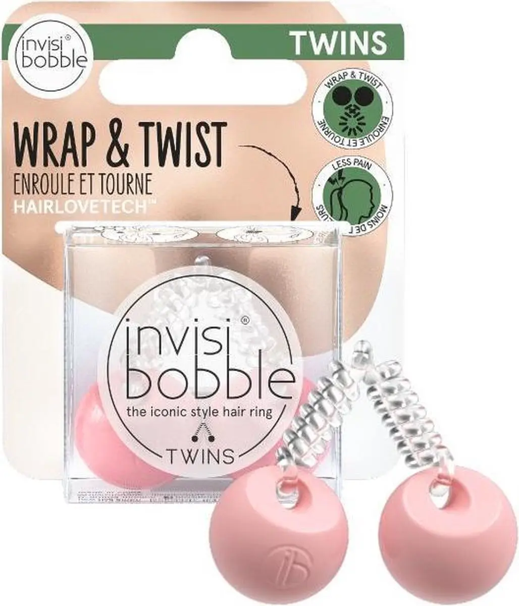 Invisibobble Twins Haarband - Roze