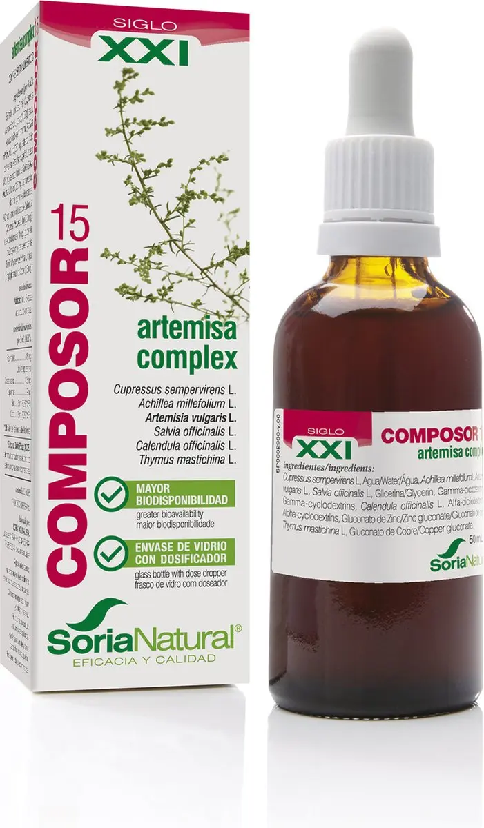 Soria Natural Composor 15 Artemisa Druppels 50ml