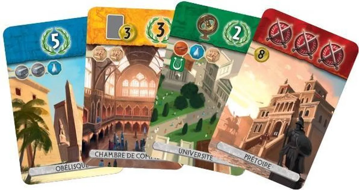 Asmodee 7 Wonders Duel SEV07 Bordspel - 2 Spelers