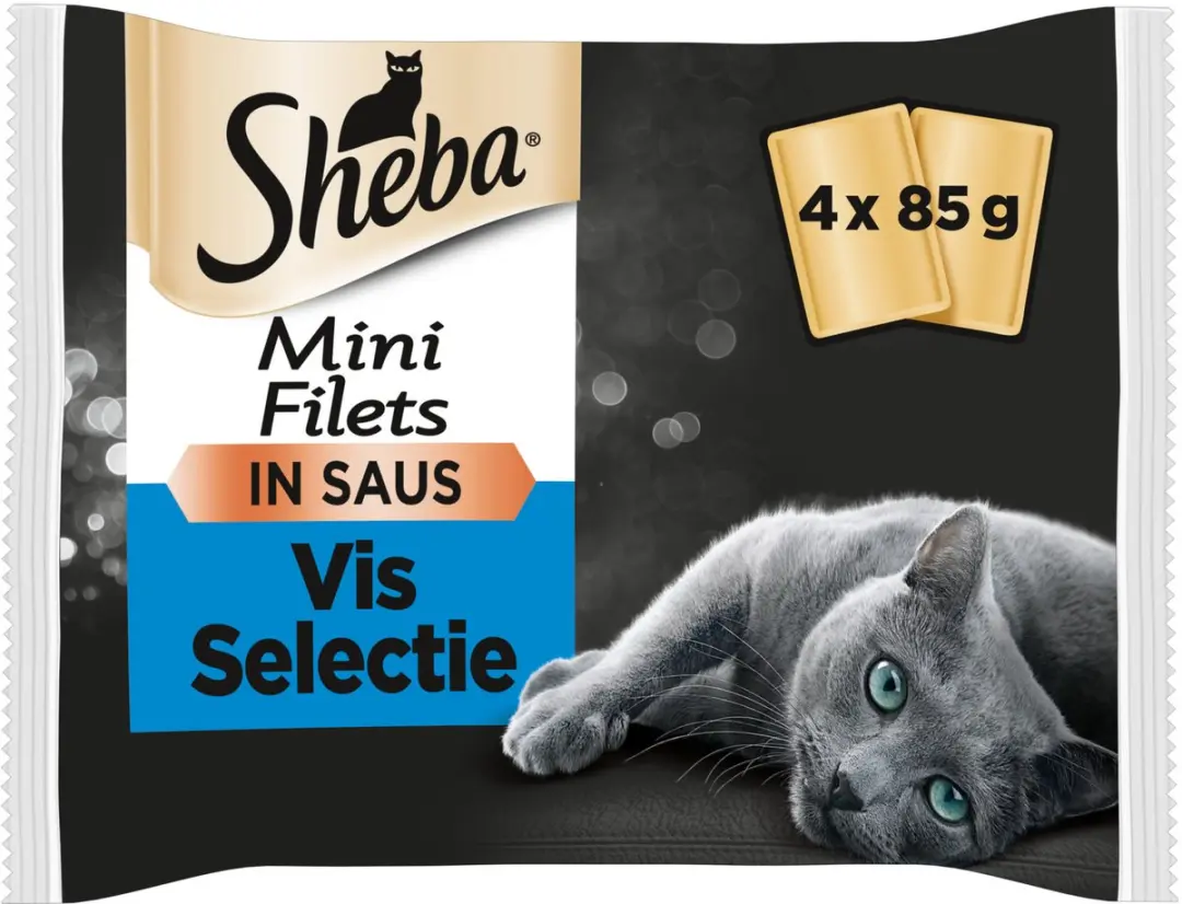 Sheba Zeebuffet Multipack - 4 Zakjes