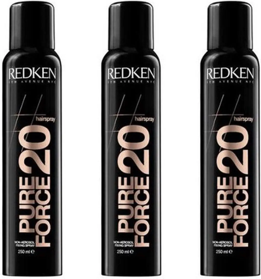 Redken Pure Force 20 Fixing Spray - 3x 250ml