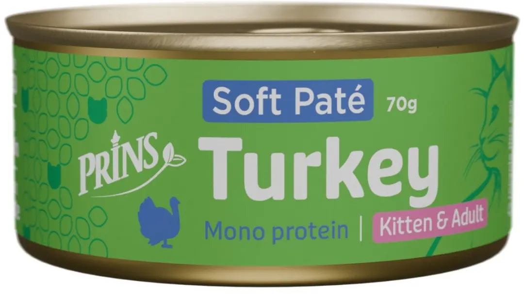 Prins Soft Paté Kalkoen Kattenvoer 70g