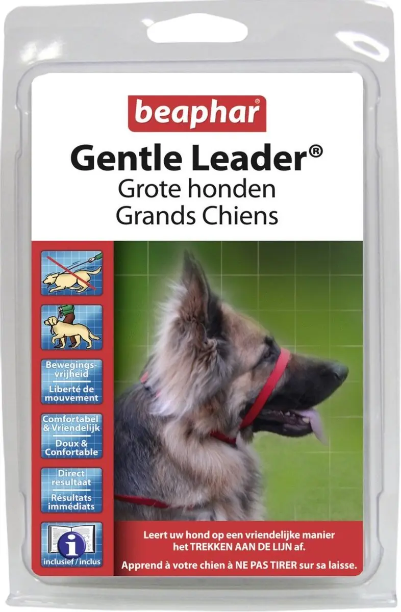Beaphar Gentle Leader Halti Rood