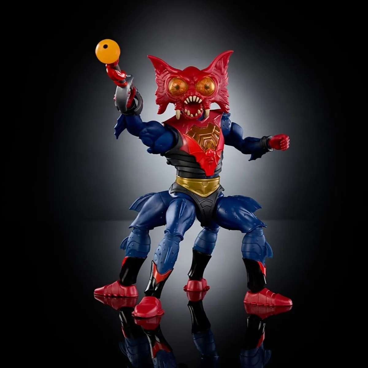 Mattel Masters of the Universe Mantenna Action Figure - Blauw/Rood