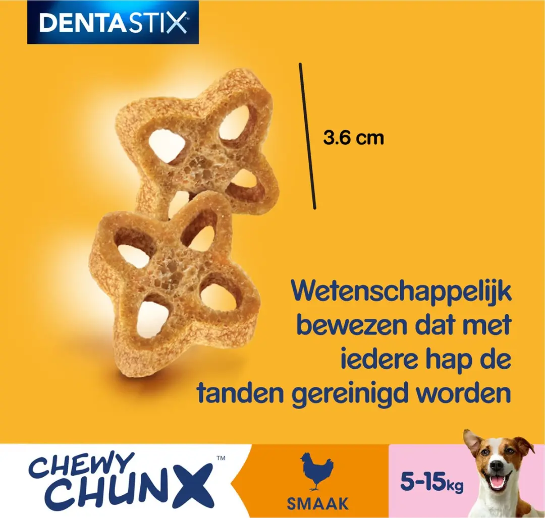 Pedigree Dentastix Chewy Chunx Mini Hondensnacks 68g
