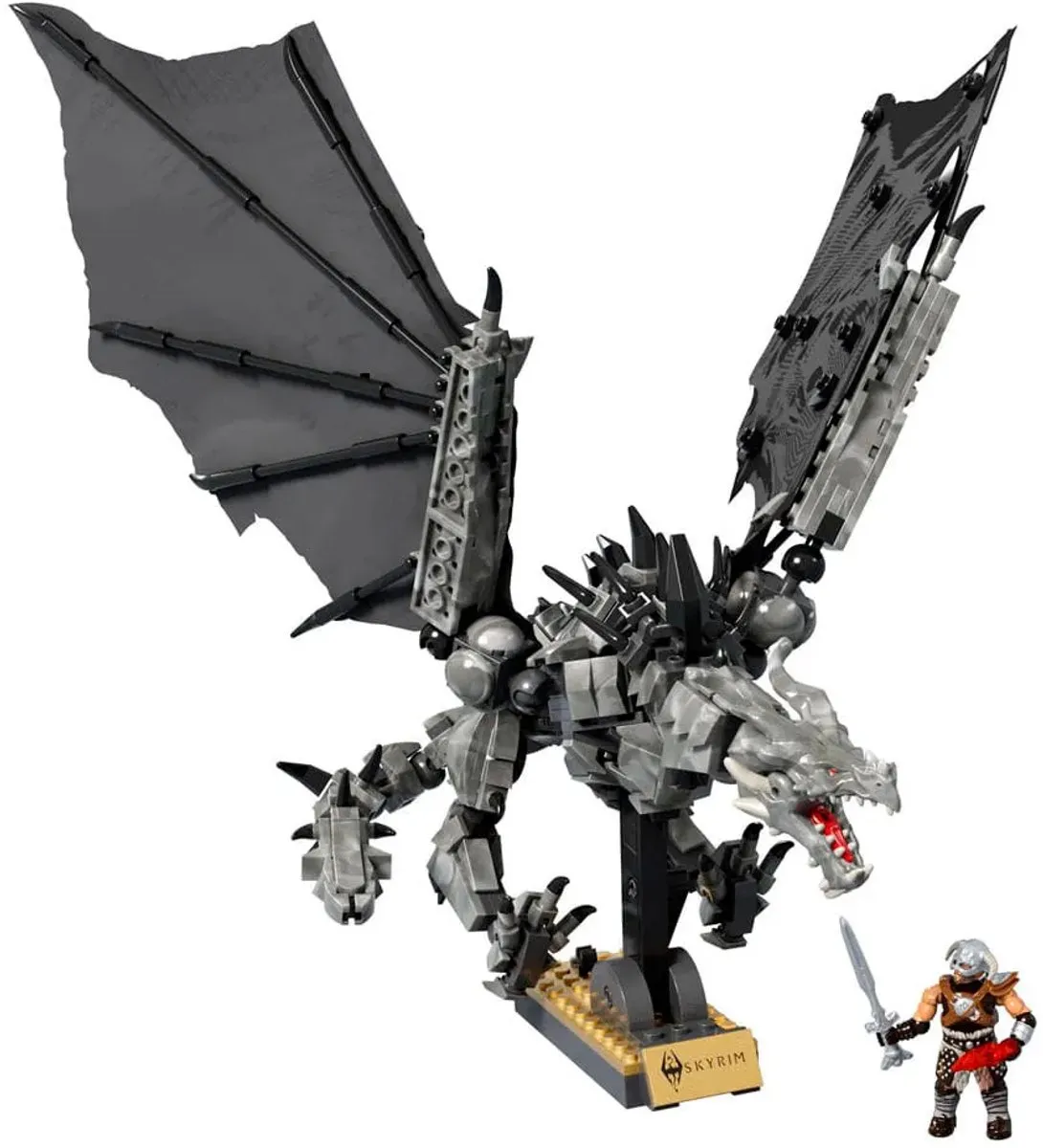 Mattel The Elder Scrolls Skyrim Alduin MEGA Construction Set