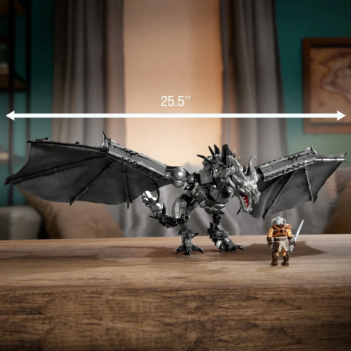 Mattel The Elder Scrolls Skyrim Alduin MEGA Construction Set - 619 Onderdelen - Multi