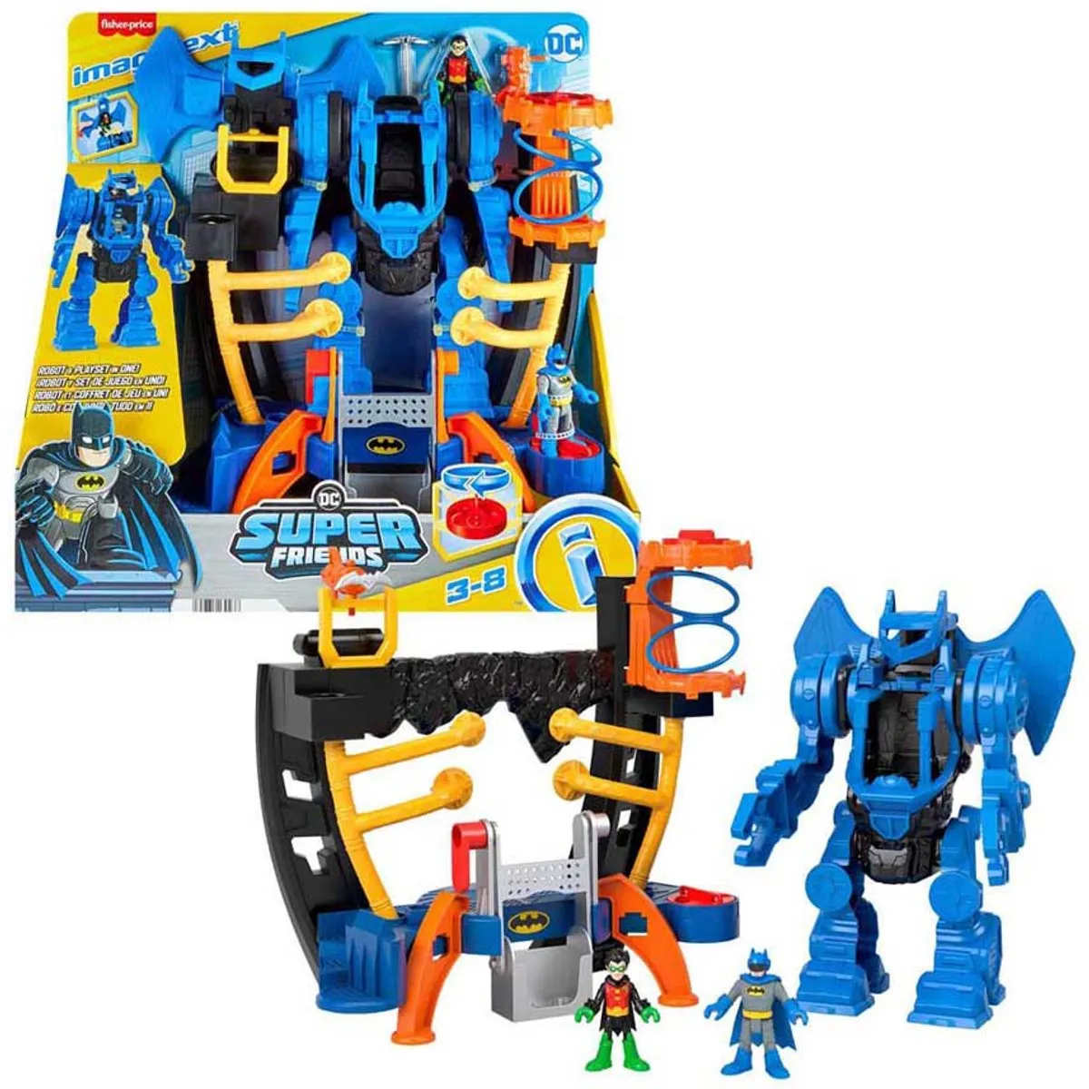 Mattel ImaginEXT DC Super Friends Robot Command Centre - Multicolor