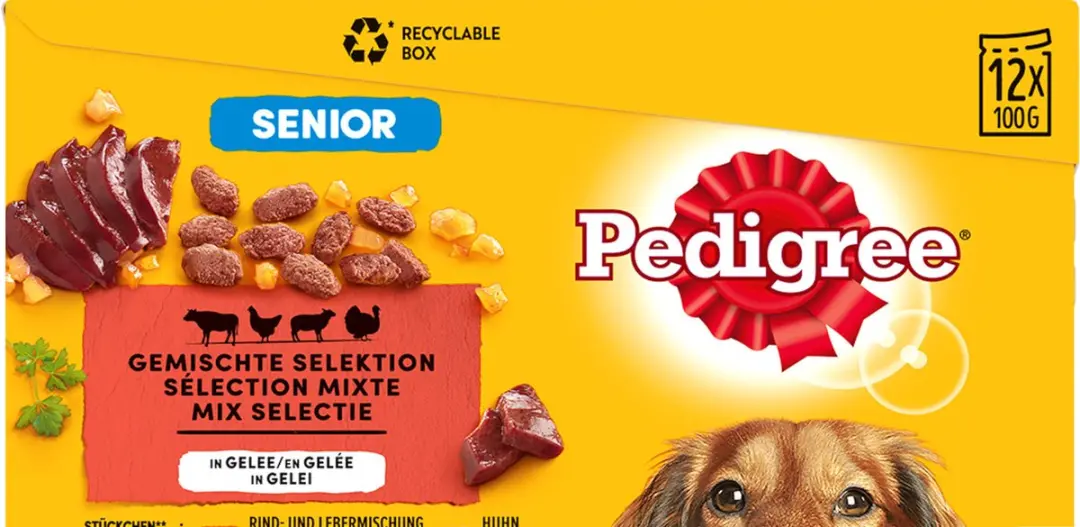 Pedigree Maaltijdzakjes Senior In Gelei 12x100g