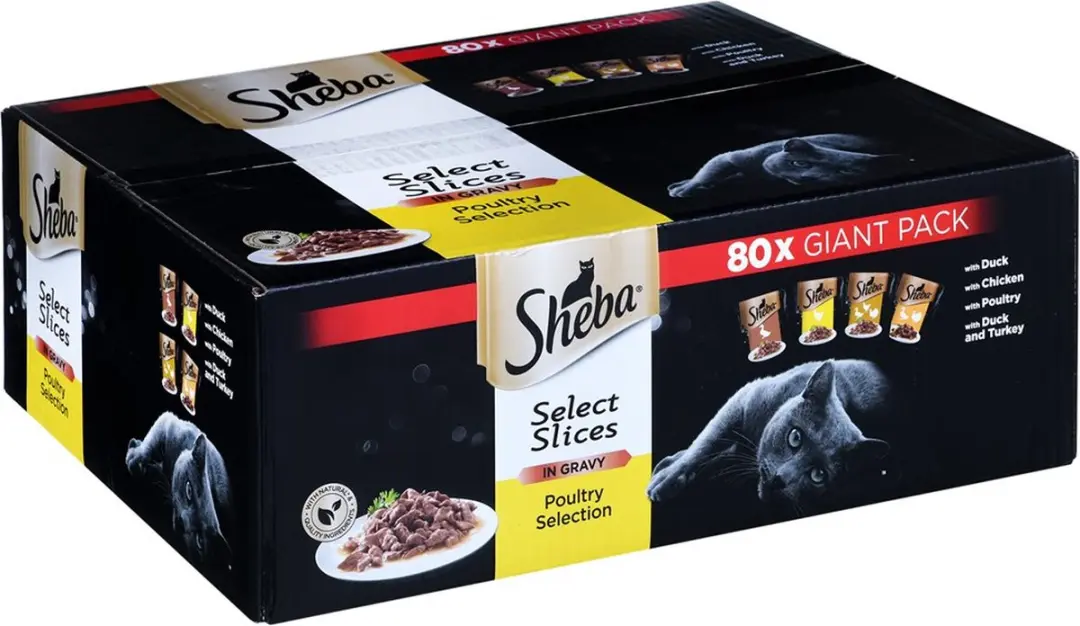 Sheba Selectie Gevogeltearoma's Nat Kattenvoer