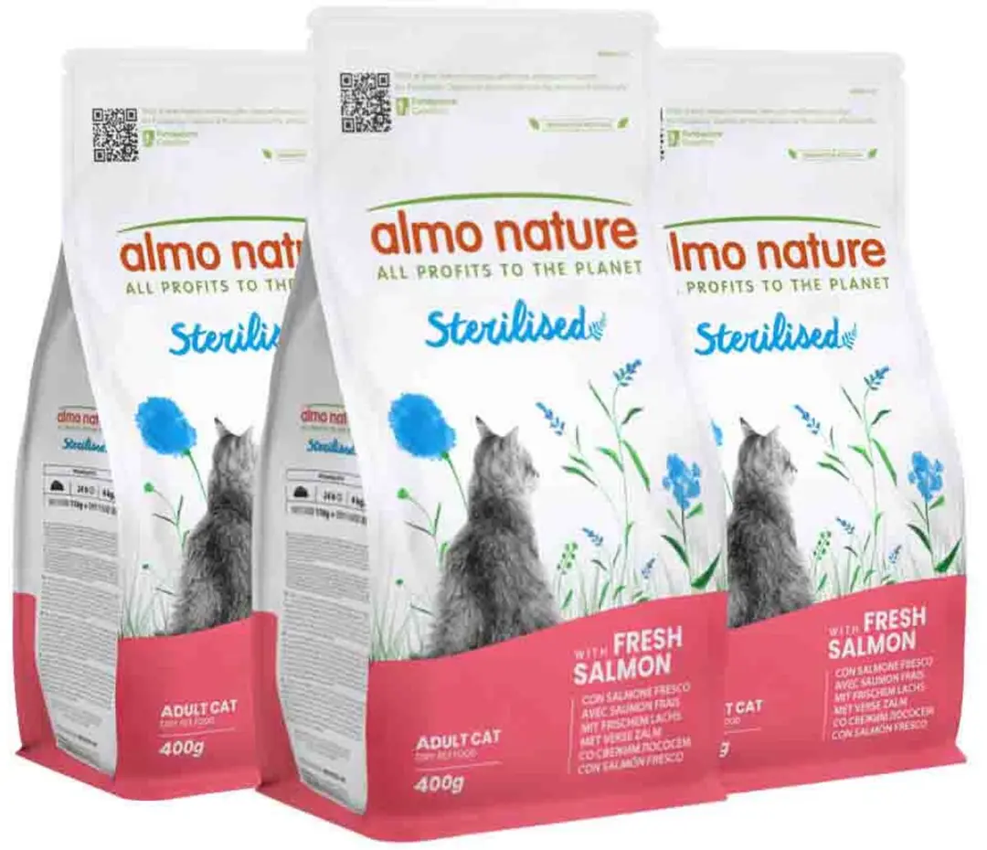 Almo Nature Droog Kattenvoer Sterilised Zalm