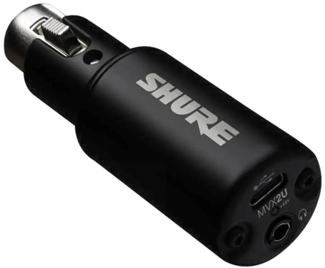 Shure MVX2UG2 Digitale Audio Interface - XLR naar USB