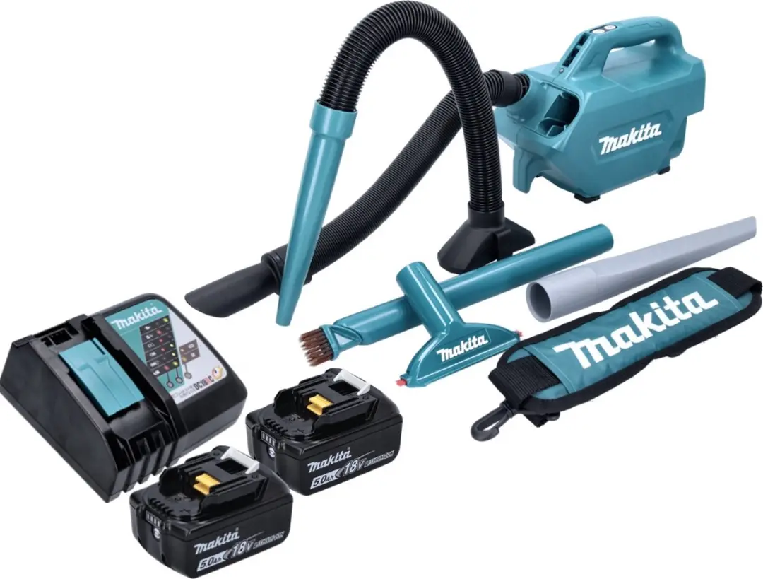 Makita DCL184RT Accustofzuiger - 54 mbar 0.5L - Groen