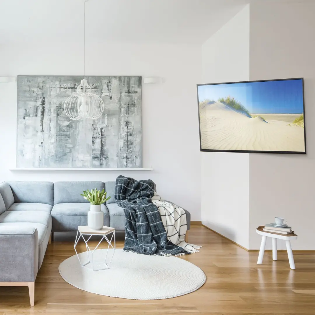 Delight Hoek TV Beugel 39687 - VESA 600x400mm - 40-80" - Zwart