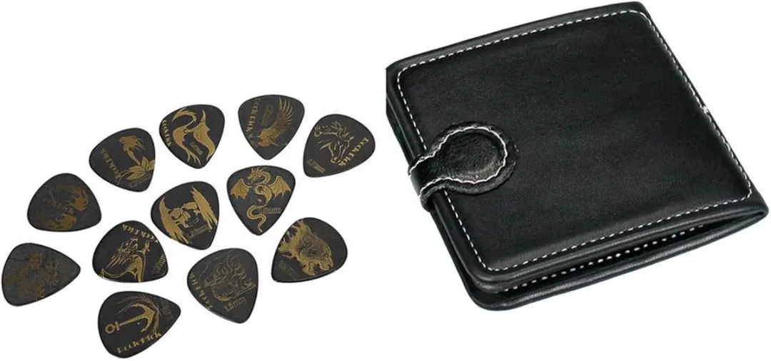 Boston PP-512 Plectrumportemonnee - 12 Plectrums - Zwart-blauw - afbeelding 6 van 6
