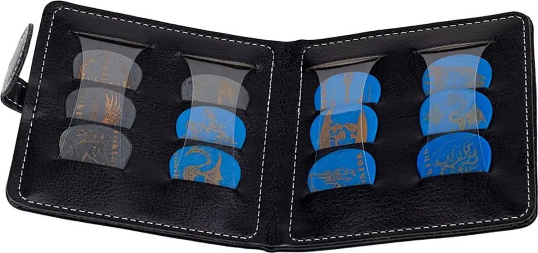 Boston PP-512 Plectrumportemonnee - 12 Plectrums - Zwart-blauw - afbeelding 5 van 6