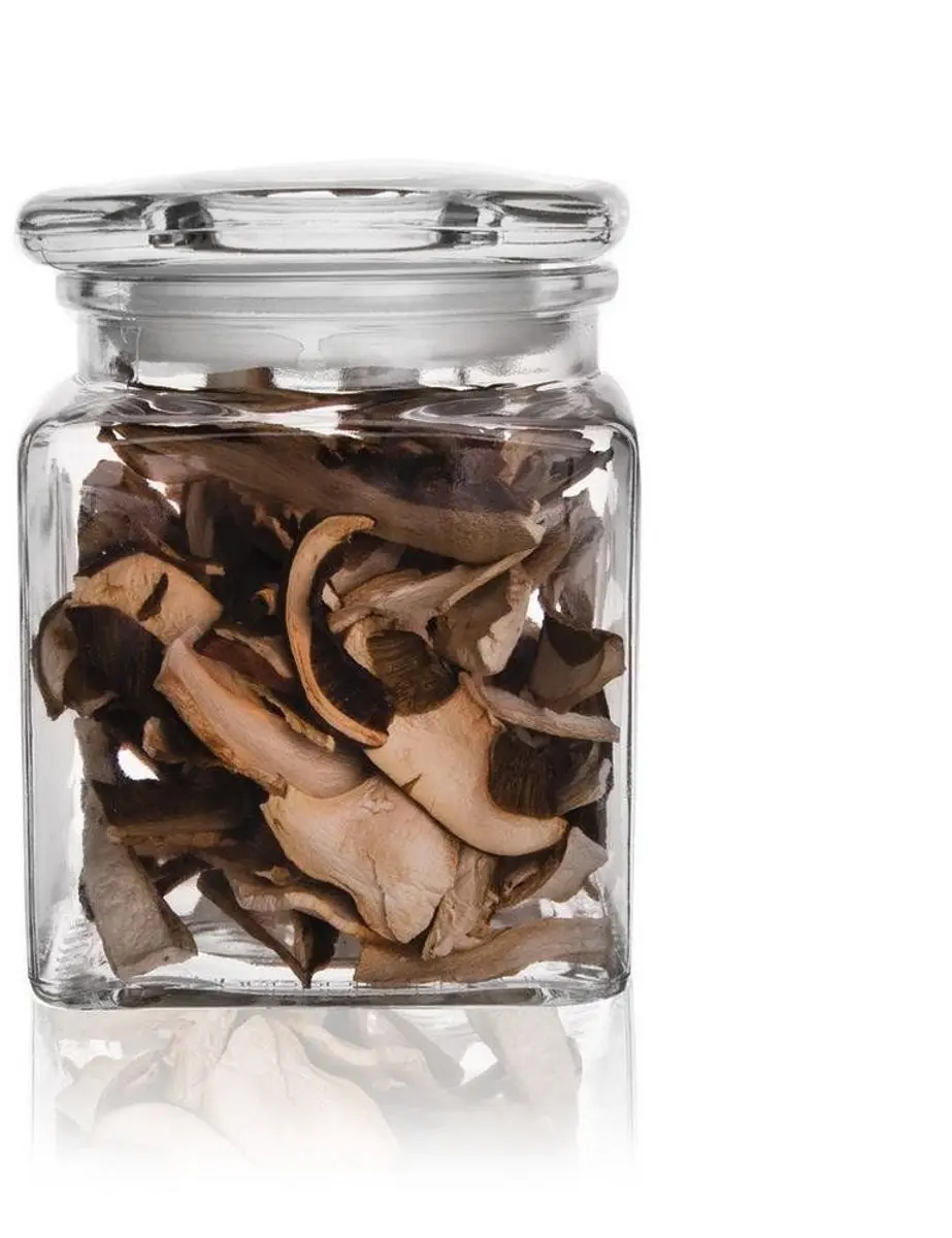 Orion Glazen Voedselcontainer 950ml - Vierkant - Transparant