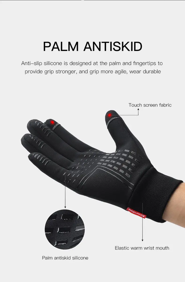 FlinQ Proofy Premium Handschoenen M - Grijs