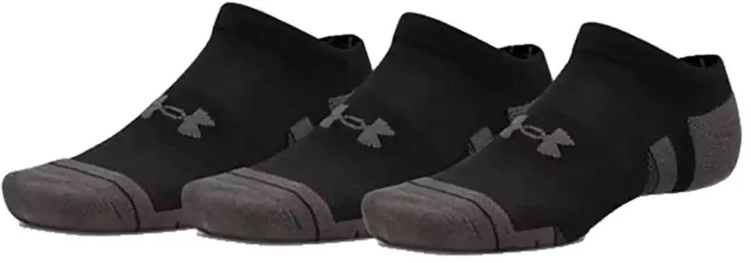 Under Armour Perf Tech 3pk Sportsokken - Ultimate Zwart/Jet Grijs