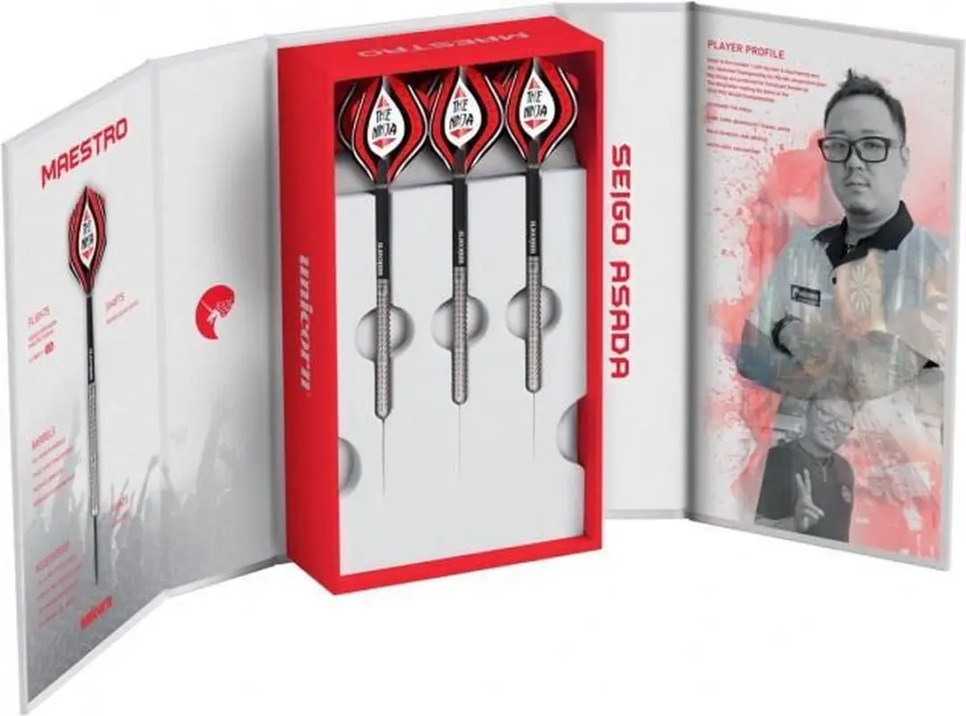 Unicorn Maestro Seigo Asada Dartpijlen 3 Stuks - 90% - Zwart