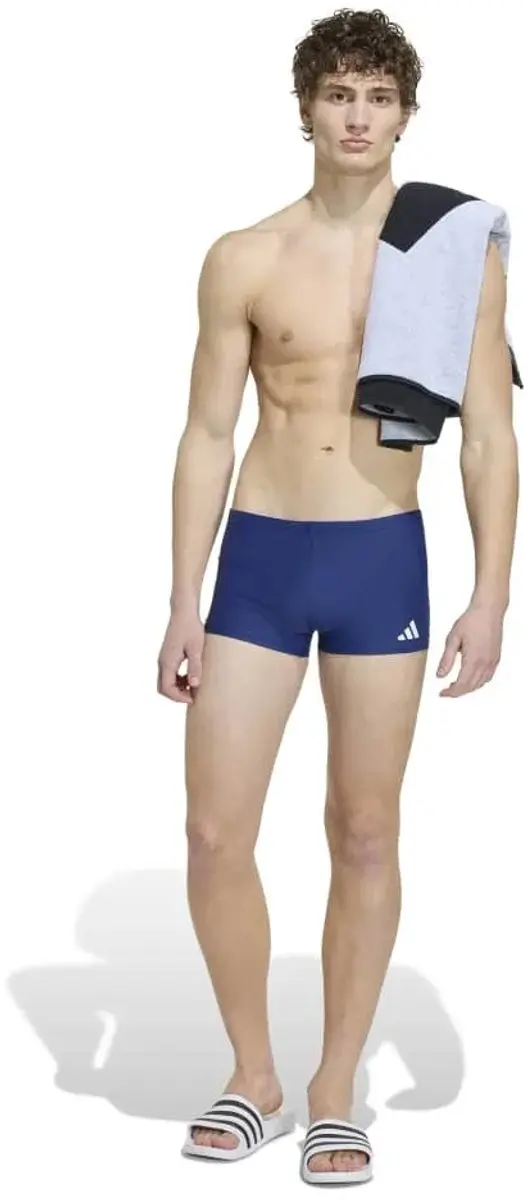adidas Solid Zwemboxer M-L - Dark Blue