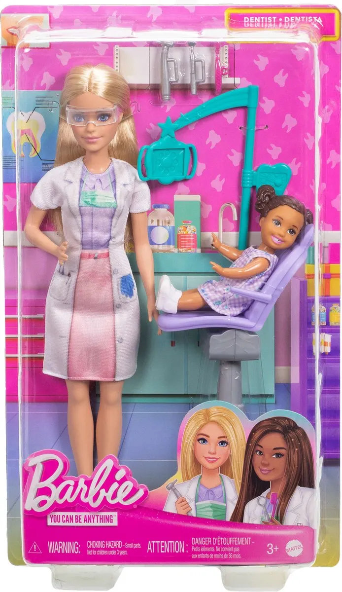 Mattel Barbie Tandarts Pop JCR74 - Rollenspel - Multicolor
