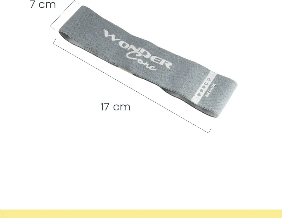 Wonder Core Resistance Band - Grijs - Medium