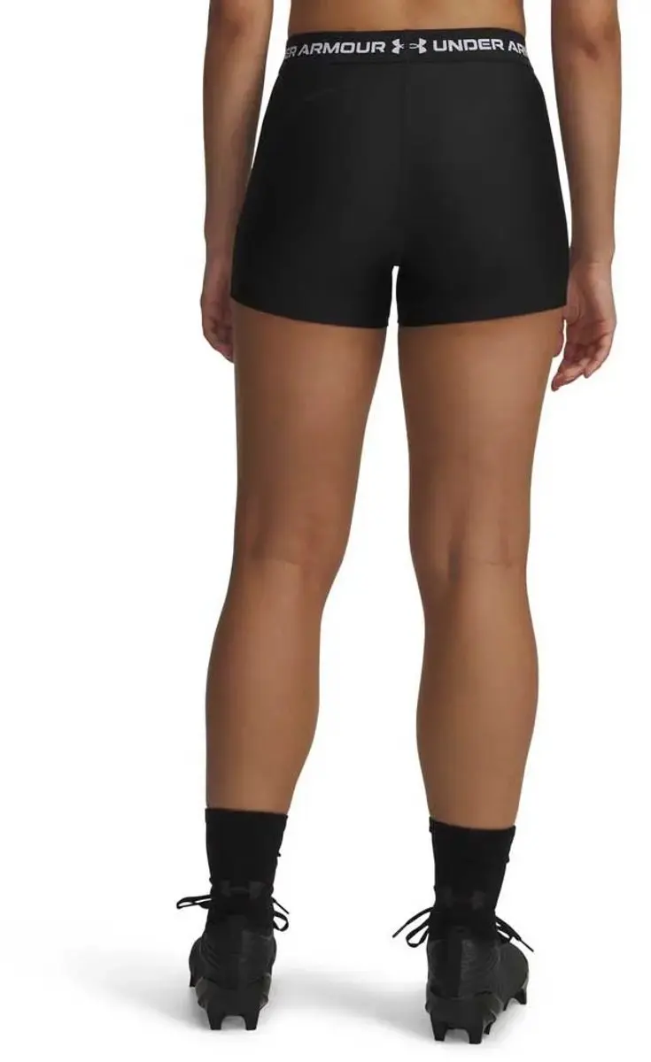 Under Armour HeatGear Shorty Dames Sportbroek M - Ultimate Zwart/Wit