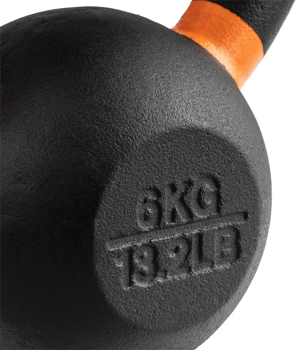 Wonder Core Power Coating Kettlebell 6kg - Zwart
