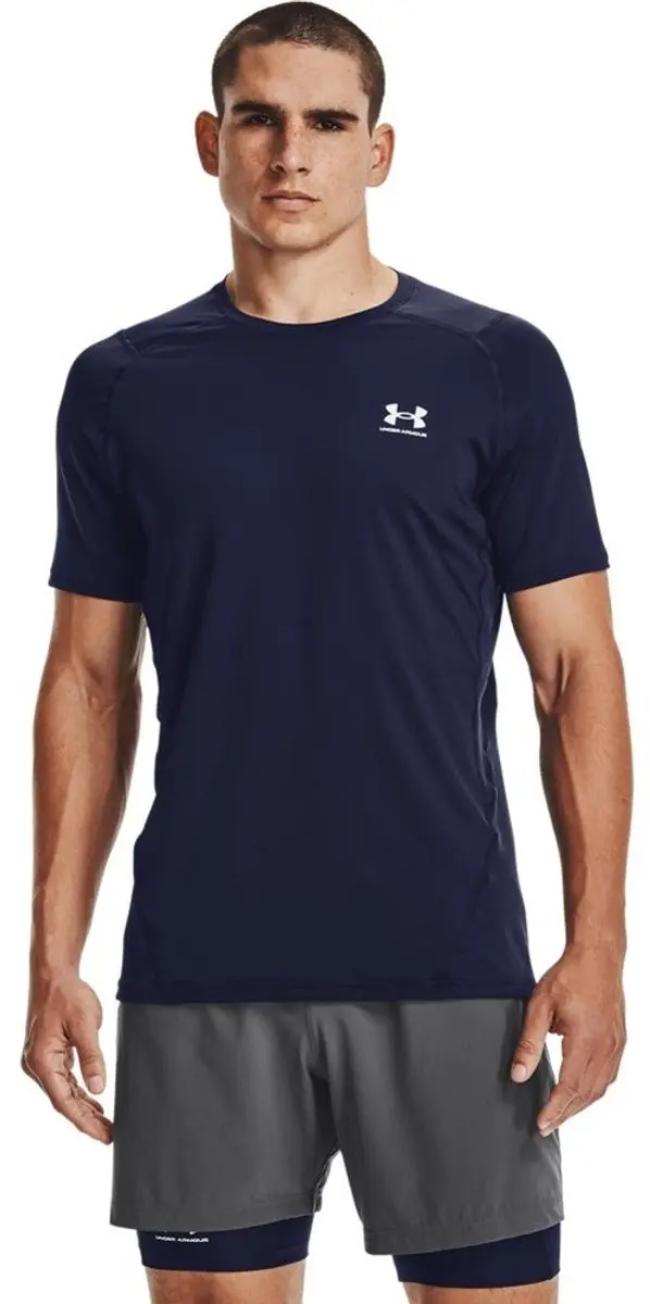 Under Armour HG Armour Fitted SS Heren Sportshirt