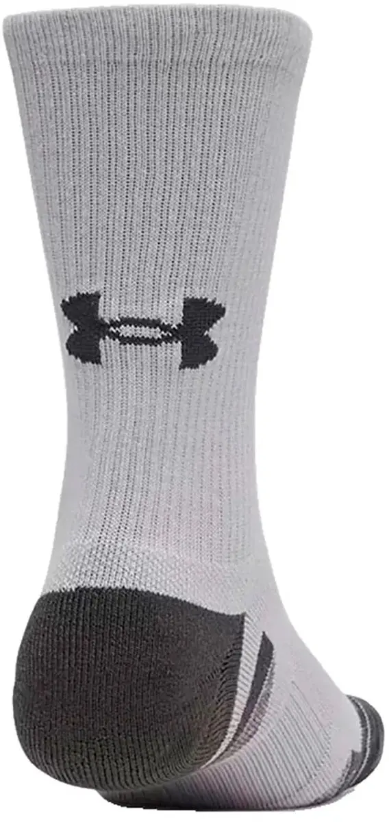 Under Armour Performance Tech Crewsokken 3 Paren - EU 42-47 - Grijs