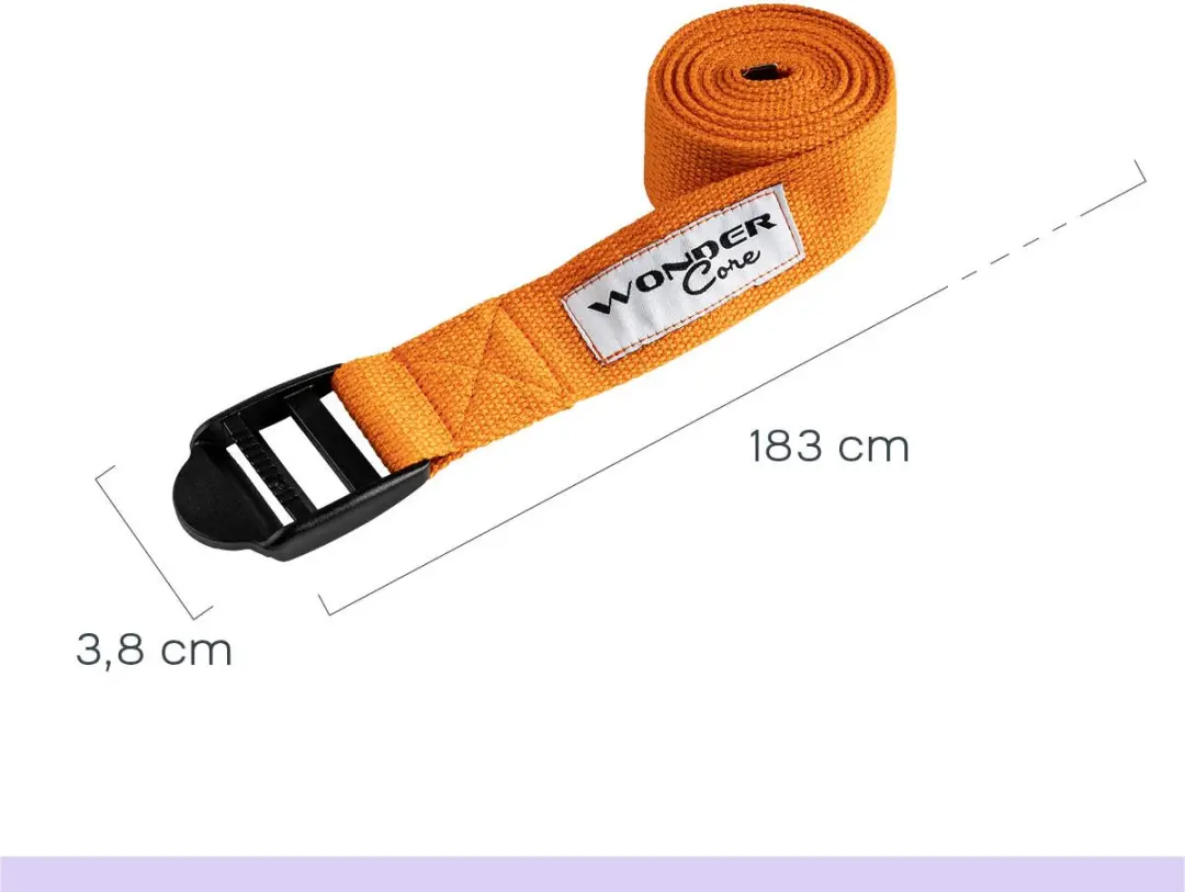 Wonder Core Yoga Strap - Oranje