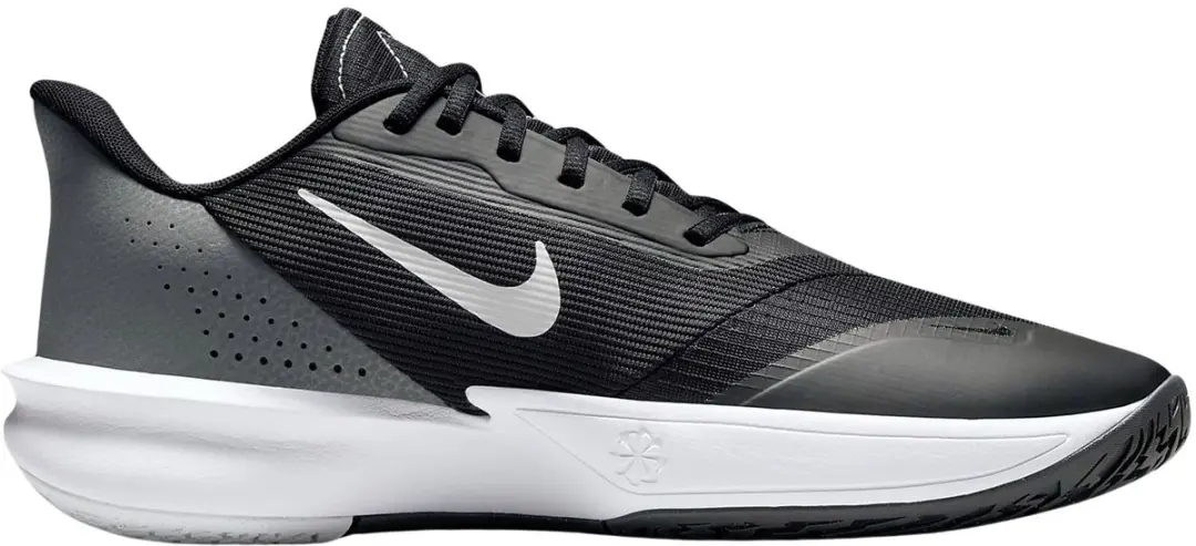 Nike Precision VII Basketbalschoenen FN4322-005 - 41 - Zwart/Grijs/Wit