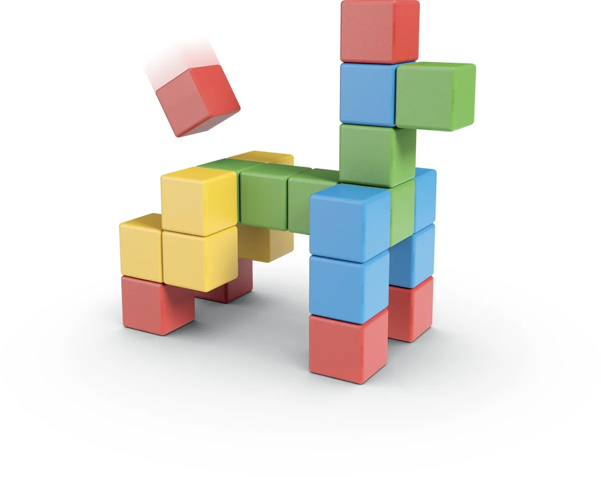 Geomag MagiCube Magnetische Blokken 24 Stuks - Multicolor
