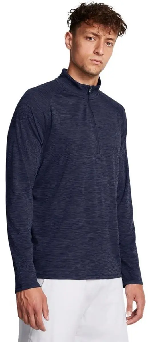 Under Armour UA Tech Textured 1/2 Zip - Midnight Navy - XXL