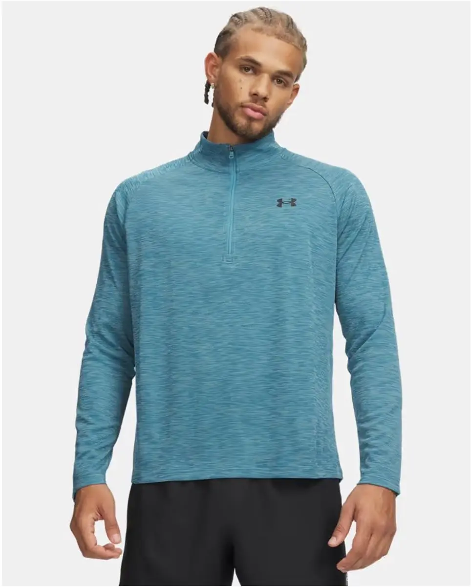 Under Armour UA Tech Textured 1/2 Zip - Midnight Navy - XXL - afbeelding 4 van 6