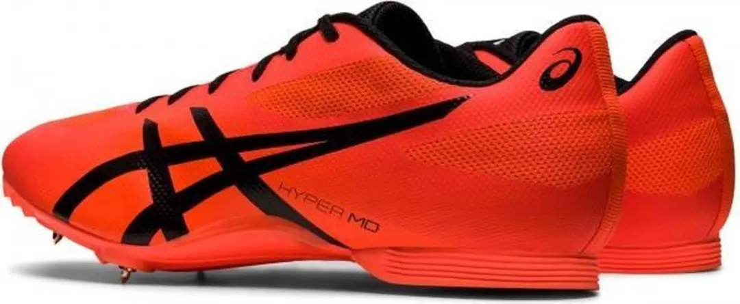 ASICS Hyper MD 7 Sportschoenen - Hardlopen - Maat 42 - Rood - afbeelding 5 van 6