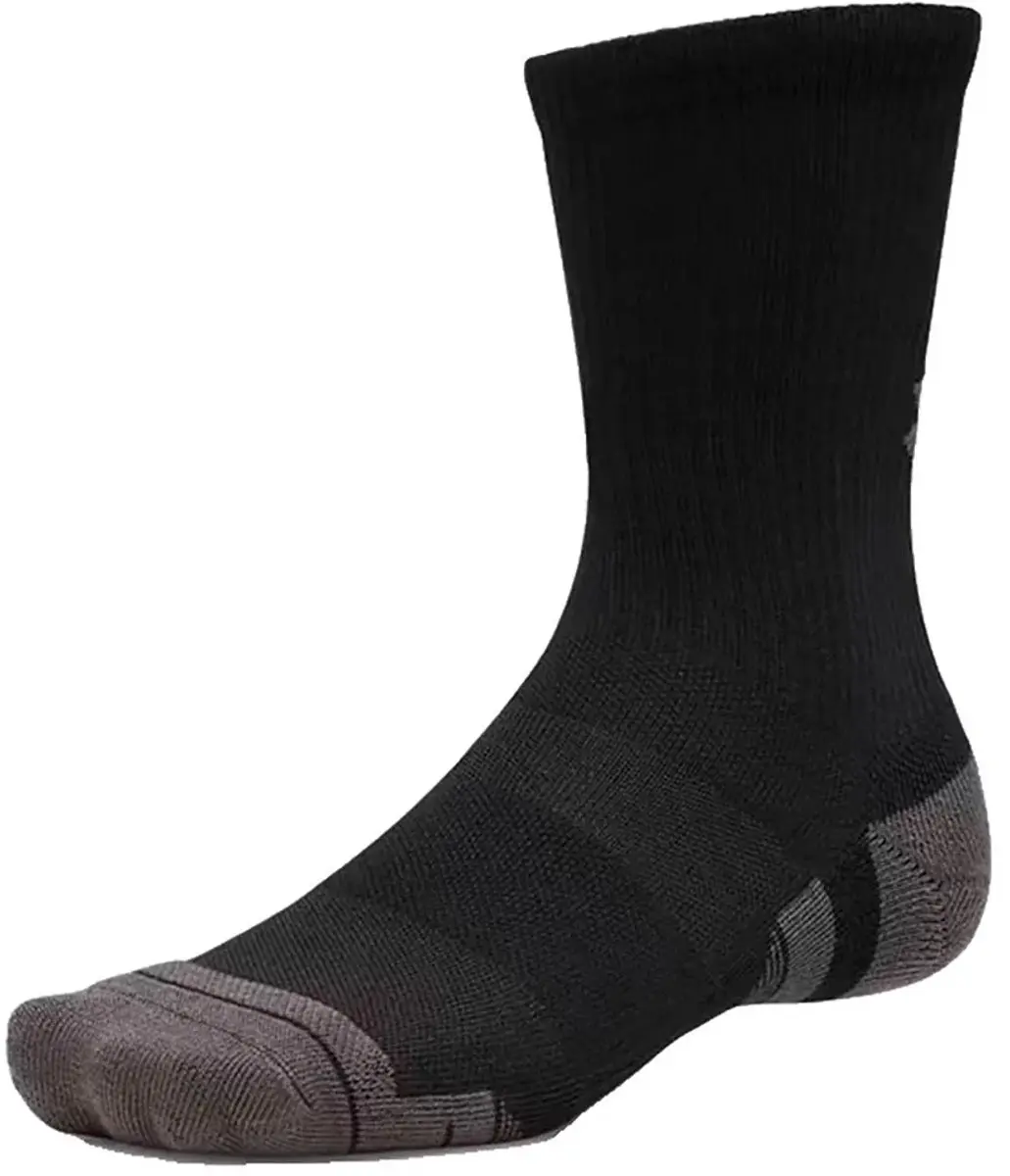 Under Armour Performance Tech Crewsokken 3 Paren - EU 36½-42 - Black/Jet Gray