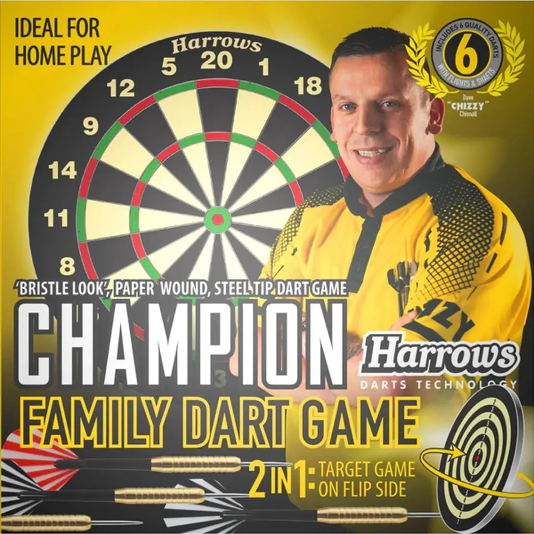 Harrows 2-in-1 Dartbord 45cm - 2 Zijdig