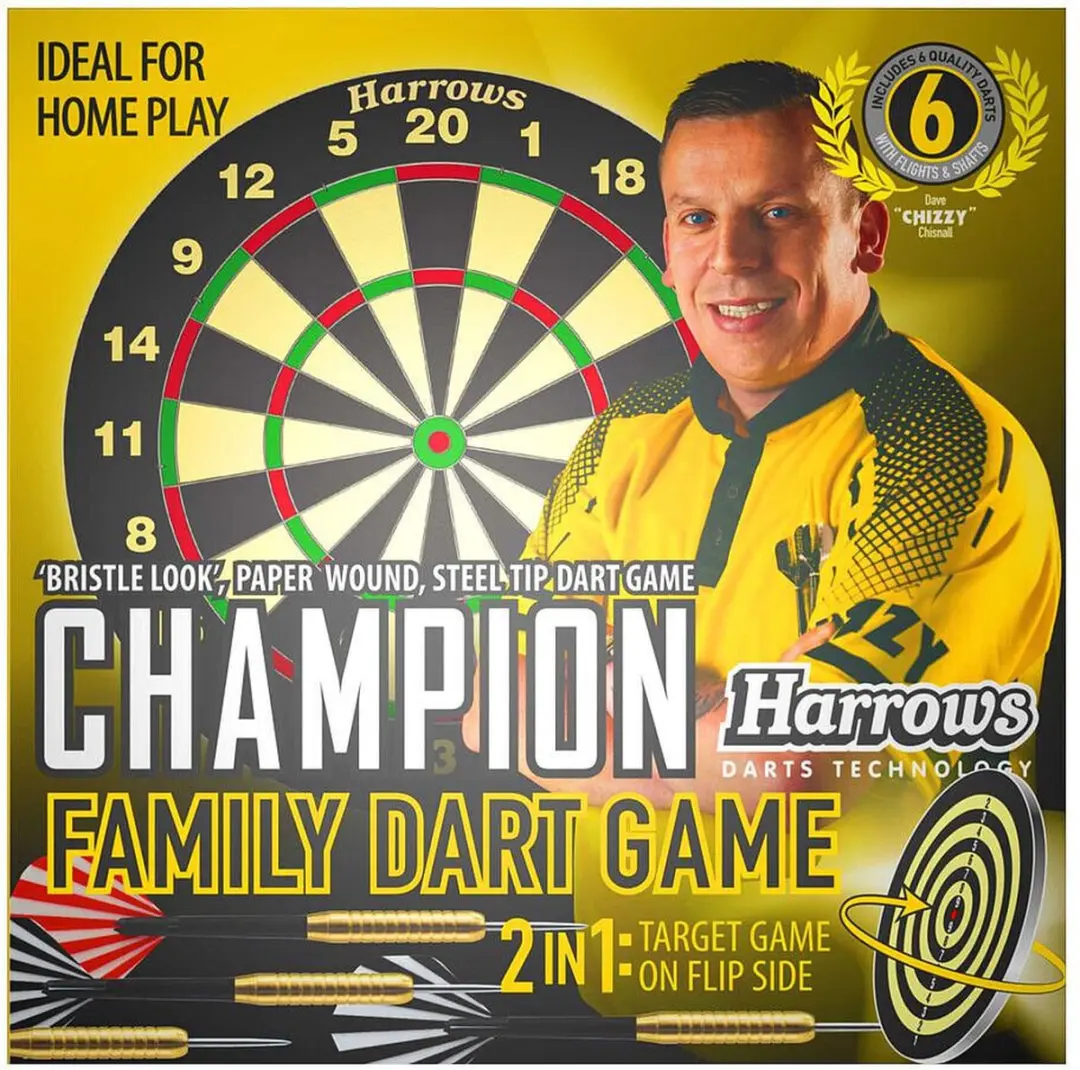 Harrows 2-in-1 Dartbord 45cm - 2 Zijdig