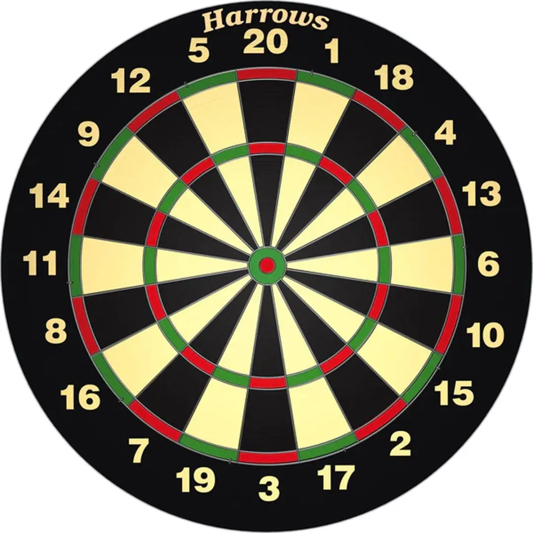 Harrows 2-in-1 Dartbord 45cm - 2 Zijdig