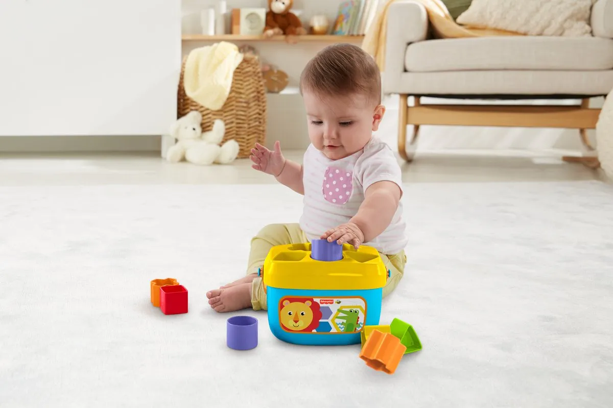 Fisher Price Baby’s Eerste Blokken Houten Speelgoed - Meerkleurig