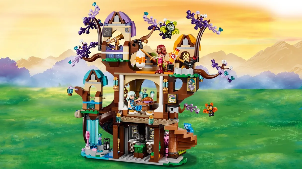 LEGO Elves Vleermuisaanval Elvenstar Boom 41196 - 883 Stukken - 3 Minifiguren - afbeelding 6 van 6