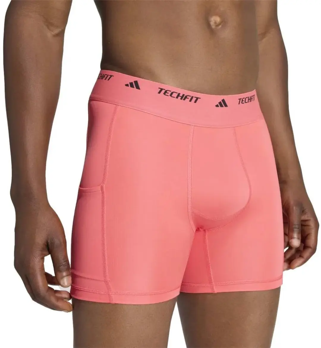 Adidas Techfit Hybrid 5´´ Korte Leggings Roze S Man